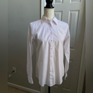 Women’s Brooks Brothers 346 Long Sleeve Button Down - White - 100% cotton